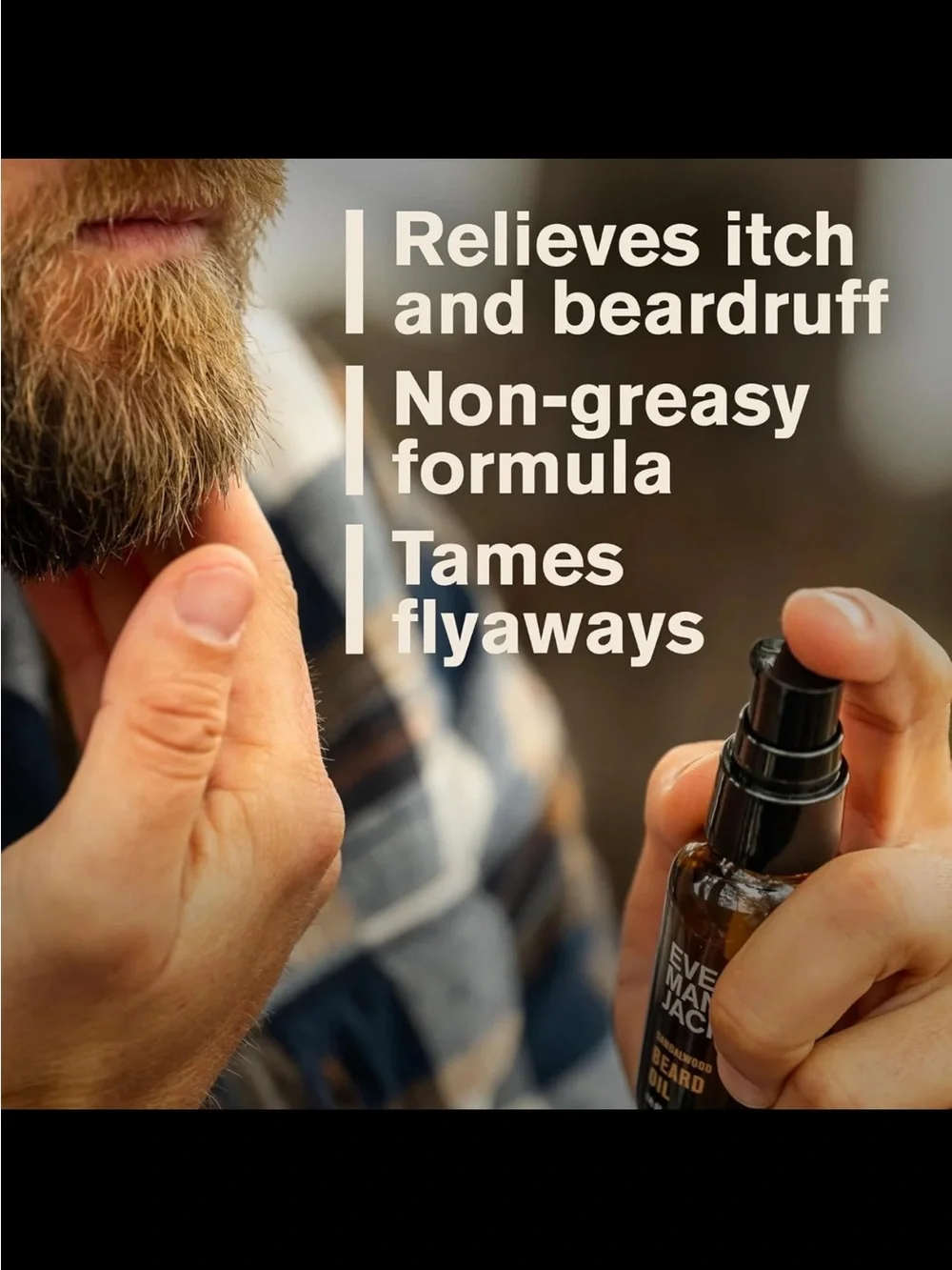 Every Man Jack |  Sandalwood Beard Oil - 3 Pack 1 Fl.Oz Each